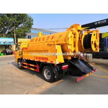 4x2 Diesel fuel dust vacuum truck in sale